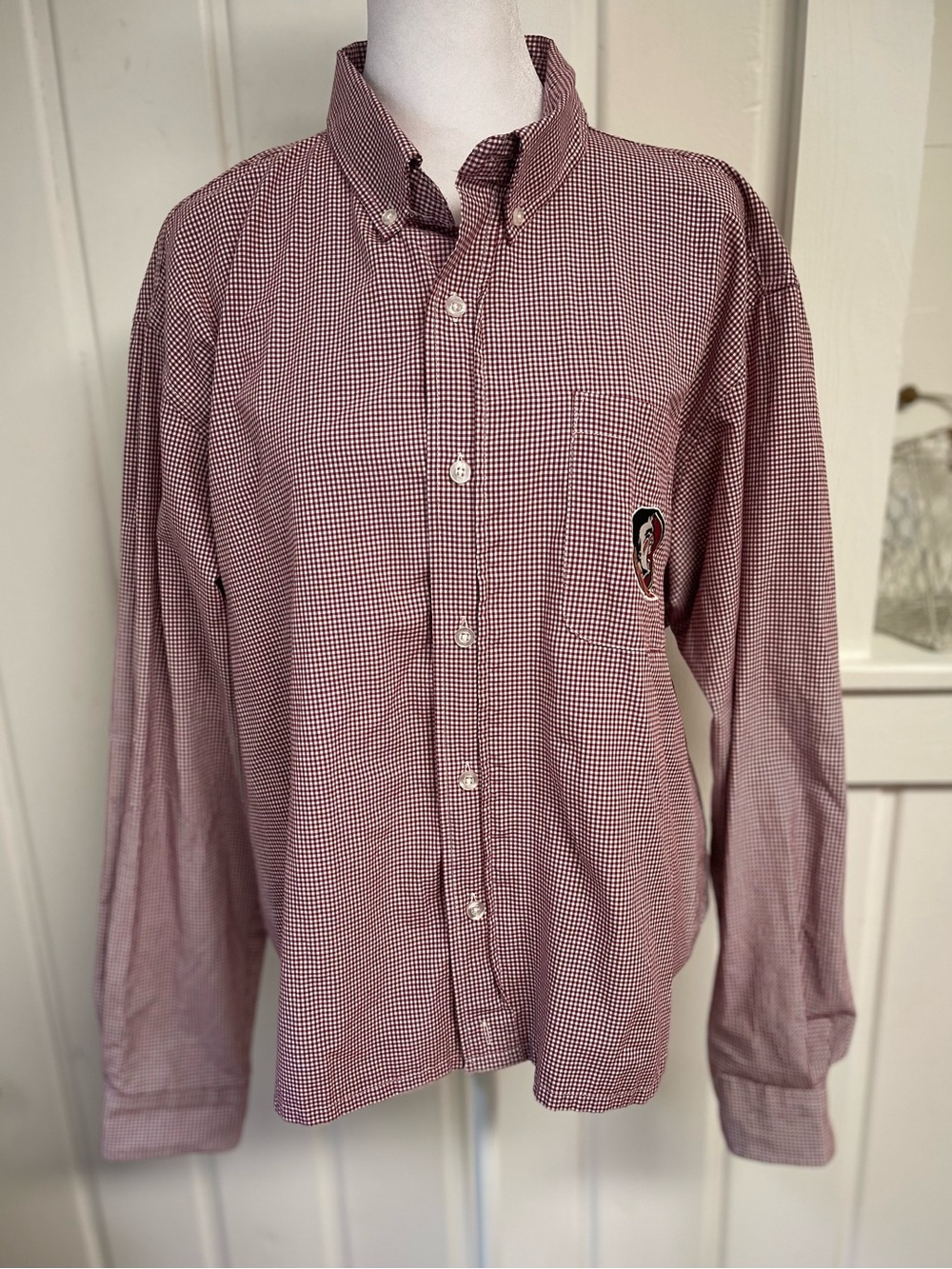 Florida State Seminoles Gingham Button Down Shirt - Campus Specialties
